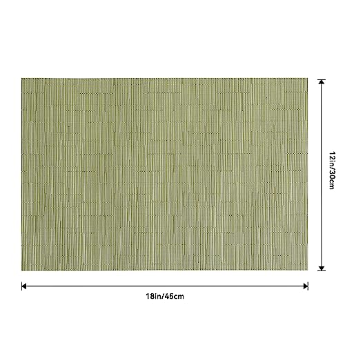 Pea Green Placemats Set of 6 (6 Count)