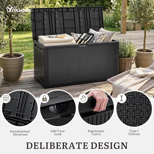 95 Gallon Large Outdoor Deck Box