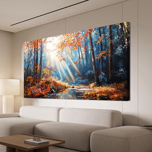Nature Landscape Wall Art Modern Botanical Wall Art Prints Bedroom 24"X48"