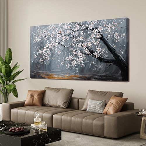 Modern Botanical Wall Art Prints for Bedroom 24"X 48" Floral Wall Art Decor