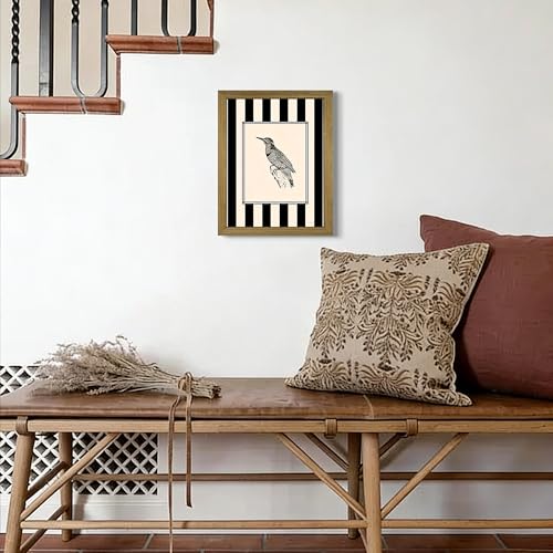 Framed Bird Canvas Wall Art Picture