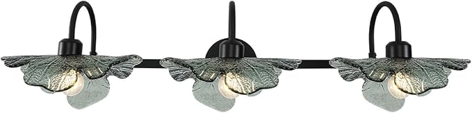 Black Bathroom Vanity Light mid Century Wall Sconce 3-Light Bathroom Wall Light