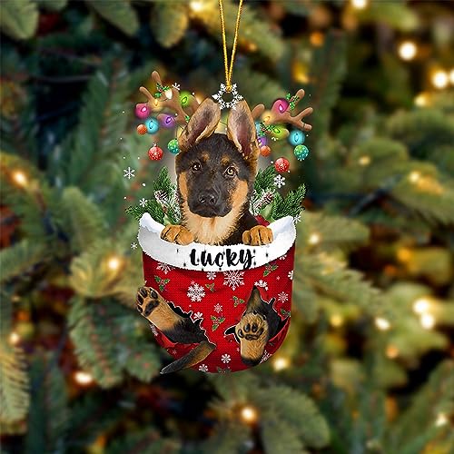 German Shepherd Christmas Tree Ornament