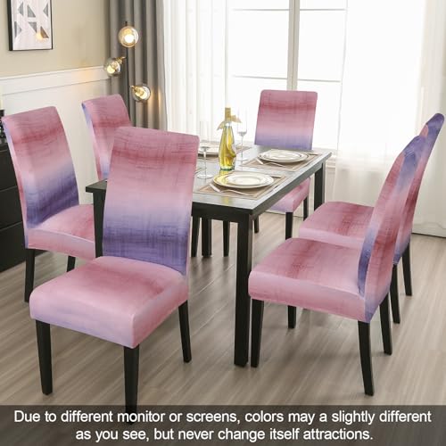 Pattern Chair Covers for Dining Room Set of 4
