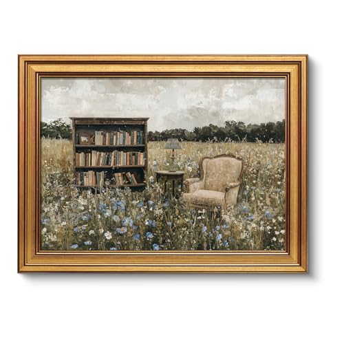 Vintage Gold Framed Wall Art for Living Room