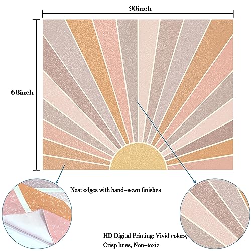 Boho Sun Tapestry Wall Hanging