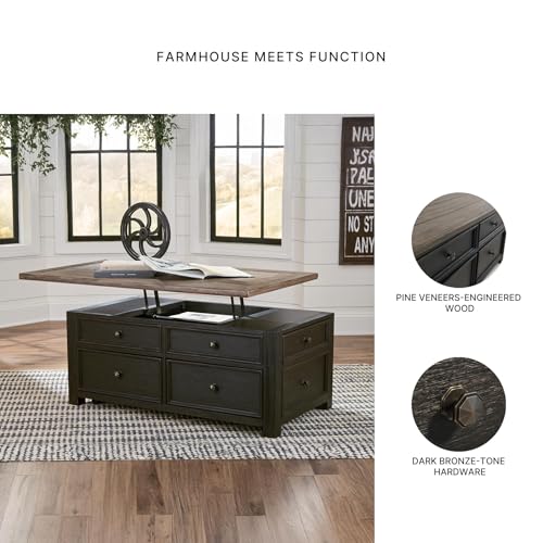 Tyler Creek Lift Top Coffee Table with Storage
