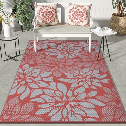 Outdoor Rug Waterproof Plastic Rugs for Patio (40 Sq Ft)