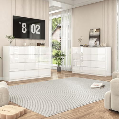 White Malm Dresser for Bedroom