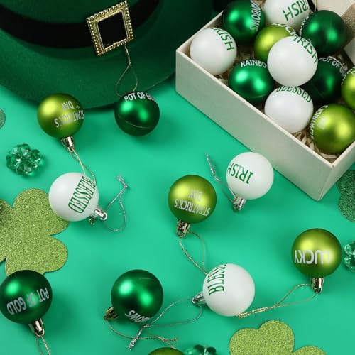 24 Pcs St. Patrick’s Day Hanging Ornaments for Tree Decorations (24 Count)