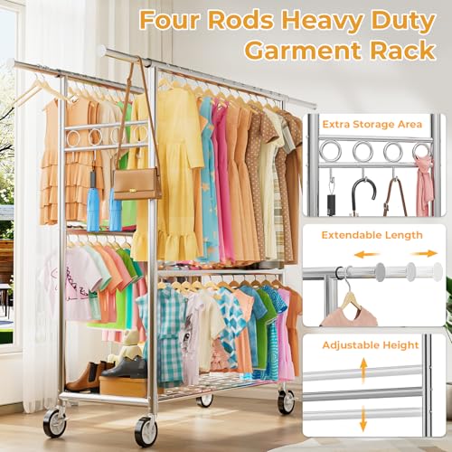 Heavy Duty Clothes Rack Load 1060LBS