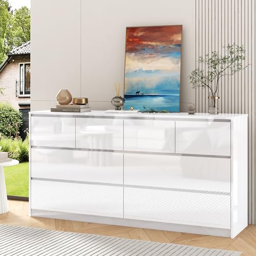 White Malm Dresser for Bedroom