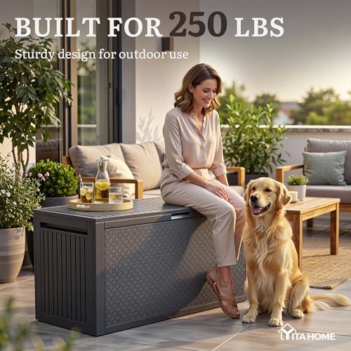 95 Gallon Large Outdoor Deck Box
