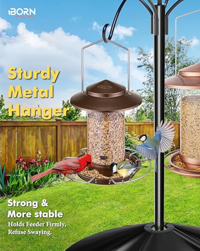 Bird feeders for Outdoors Metal Chew Resistant