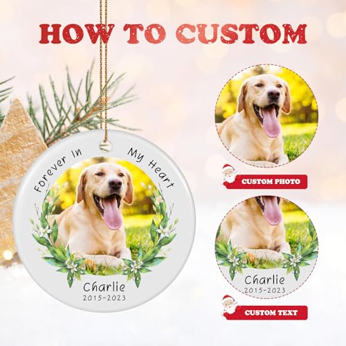 Personalized Dog Memorial Ornament