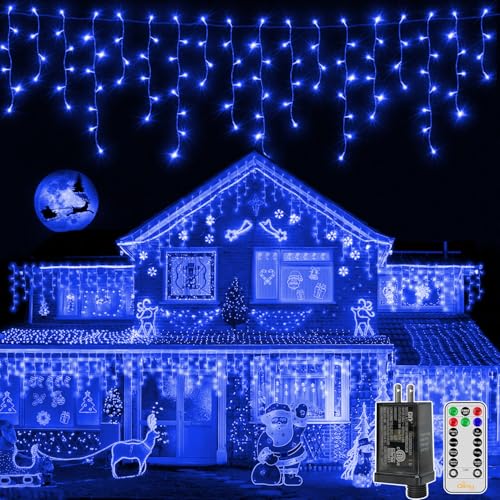 Icicle Lights for Outside 720LED 60FT (60 Foot)