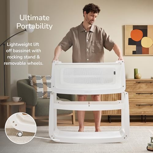 SnuzPod 5 Bedside Bassinet with Mattress