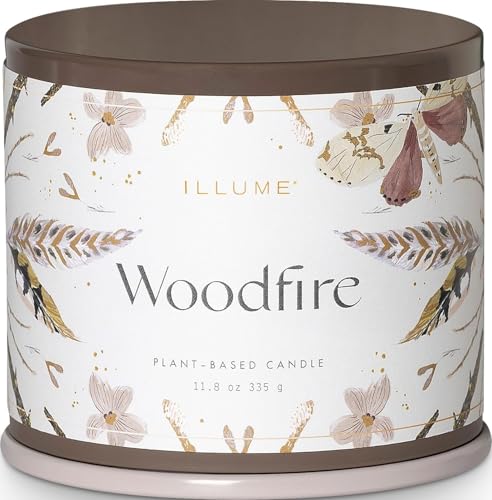 Candle Tin Woodfire Vanity 11.9 Ounce