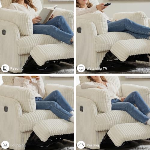 Oversized Swivel Glider Recliner