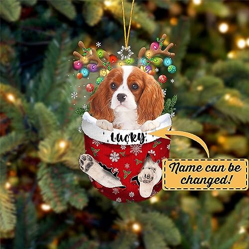 Cavalier King Charles Spaniel 1 Dog Christmas Ornament
