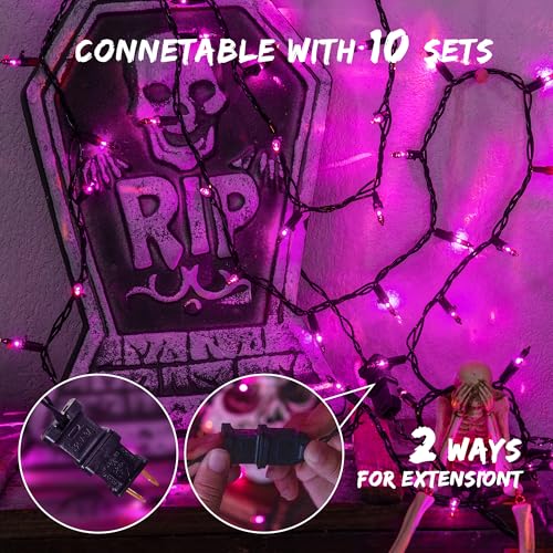 Purple Halloween Lights (13 Foot)