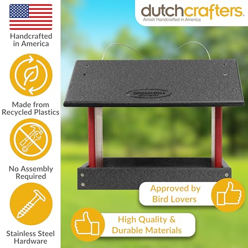 Poly Hanging Hopper Bird Feeder