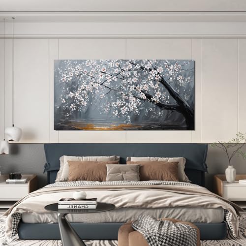 Modern Botanical Wall Art Prints for Bedroom 24"X 48" Floral Wall Art Decor