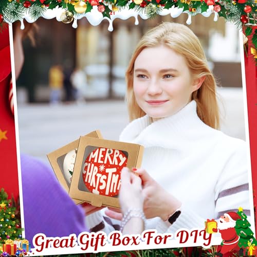 50 Pcs Christmas Sublimation Ornament Blanks Box (50 Count)
