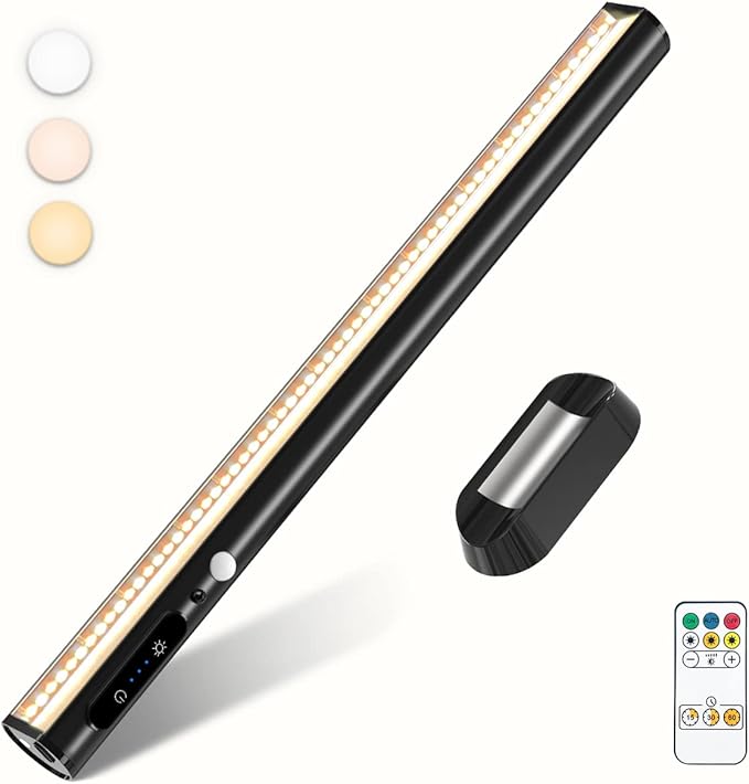 Battery Powered Operated Wall Strip Lights, Motion Sensor LED Light Bar Indoor
