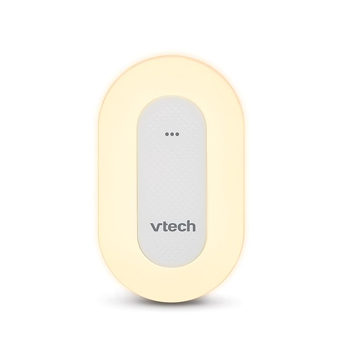VTech BC8113 V-Hush Plug Sleep Training Soother with 40 Stories/Songs/Sounds & Record Your own Voice. Bluetooth Speaker, 250+ Multi-Color Night Light, No Batteries & No Cords Required