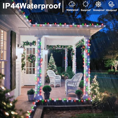 82FT 250 LED Christmas Lights Outdoor