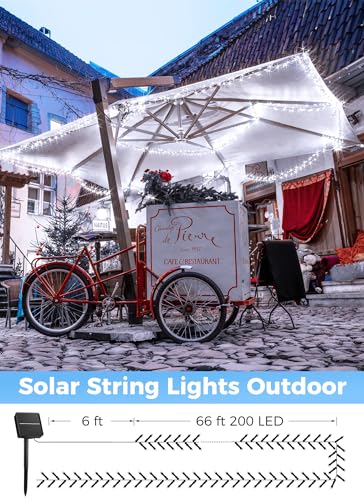 Solar String Lights Outdoor (72 Foot)