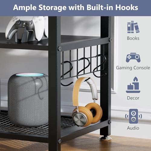 TV Stand with Mount and Power Outlets