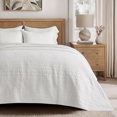 HOME 100% Cotton Quilt Set Oversized Cal King