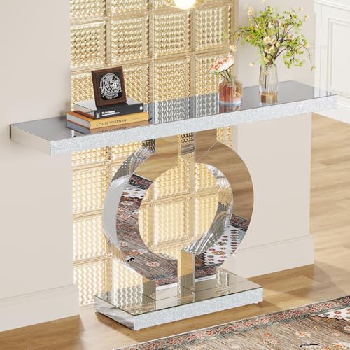 Modern Mirrored Console Table