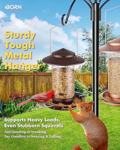 Bird feeders for Outdoors Metal Chew Resistant