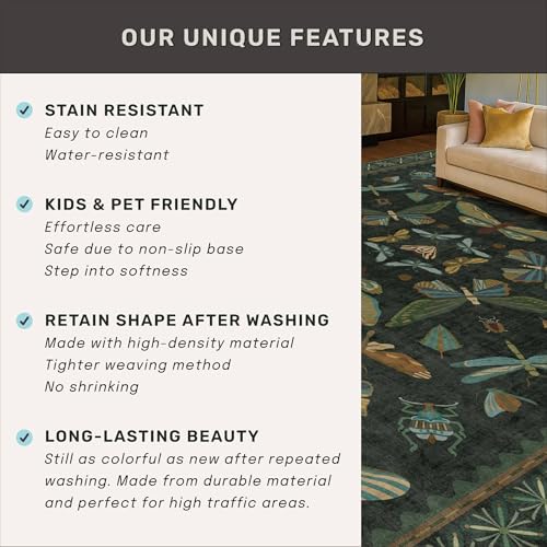 3x12 Long Hallway Runner Rug Non Slip (36 Sq Ft)