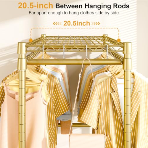 Rolling Clothes Rack