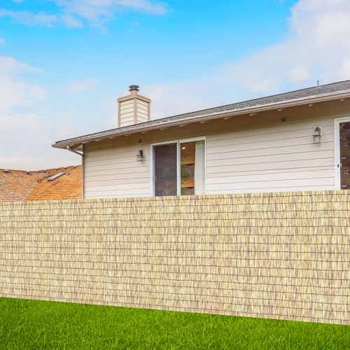 Bamboo Fence Bamboo Screens Outdoor for Patio (40 Sq Ft)