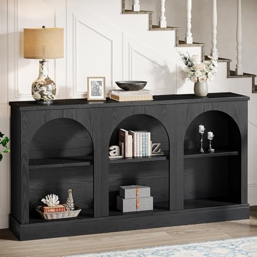 Black Console Table with Storage