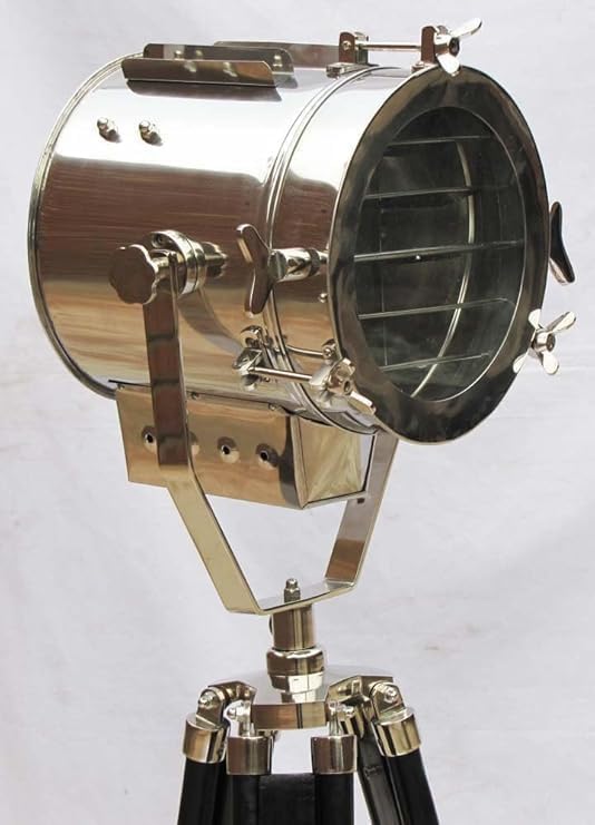 Decorative Spotlight Lamp Floor Retro Studio Tripod Searchlight Lamp Electric