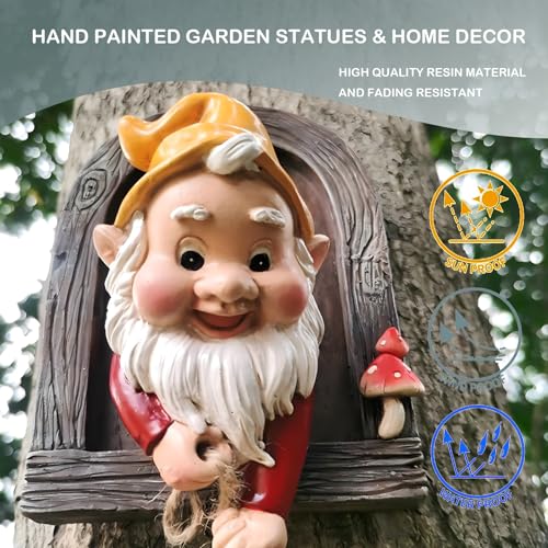 Climbing Gnomes Tree Faces Decor (2 Count)