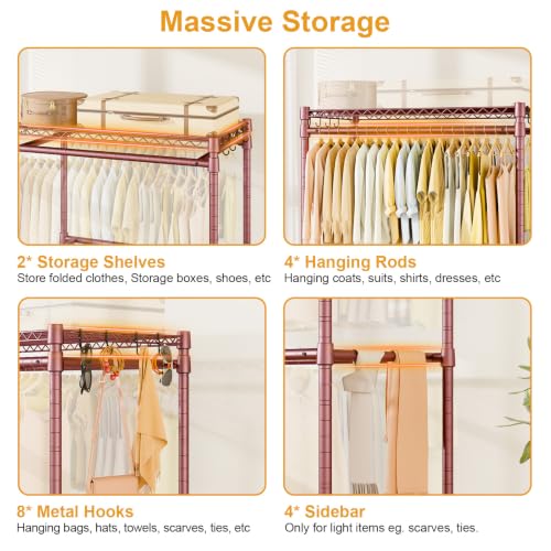 Rolling Clothes Rack