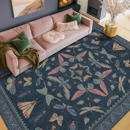 Boho Living Room Area Rug 6x9 (54 Sq Ft)