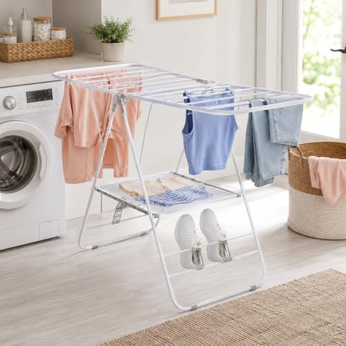 Heavy Duty Gullwing Clothes Drying Rack