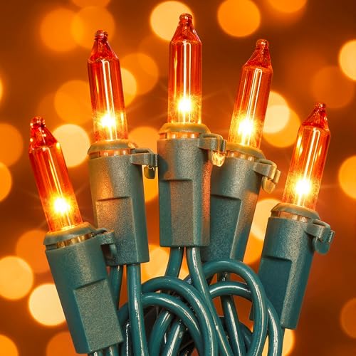 Orange Halloween Lights (13 Foot)