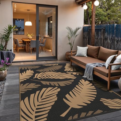 Outdoor Rug Waterproof Plastic Rugs for Patio (108 Sq Ft)