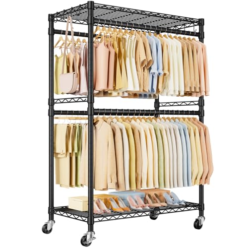 Rolling Clothes Rack