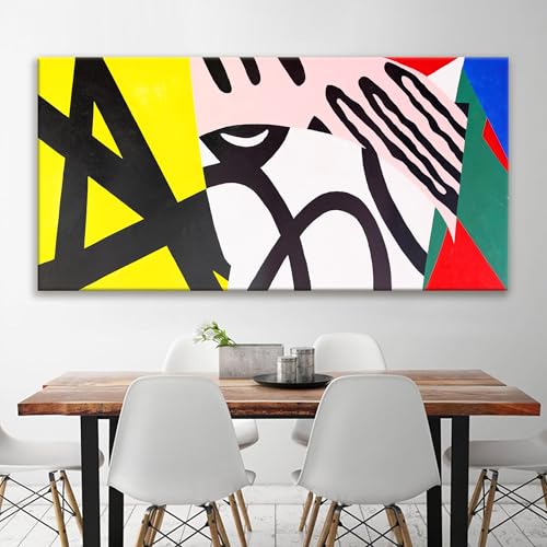 Large Abstract Wall Art For Living Room Prints Artwork 29x58 Inch