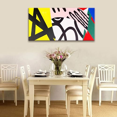 Abstract Colorful Wall Art Painting Canvas Art Wall Decor 20x40